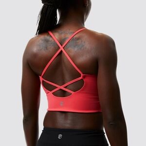 Born Primitive High Tide Black & Coral Crossback Sports Bras